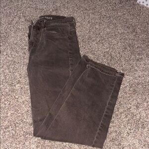 American Eagle Outfitters Brown Stretch Straight Leg Jeans